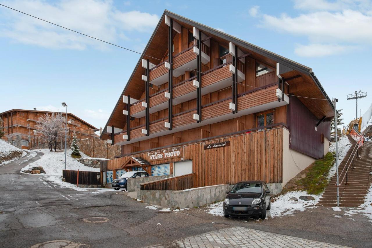 Appartement Spacieux L'Alpe D'Huez, Balcon Exterior photo